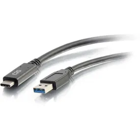 10Ft Usb 3.0 Usb-C To Usb-A Cable M/M - Black