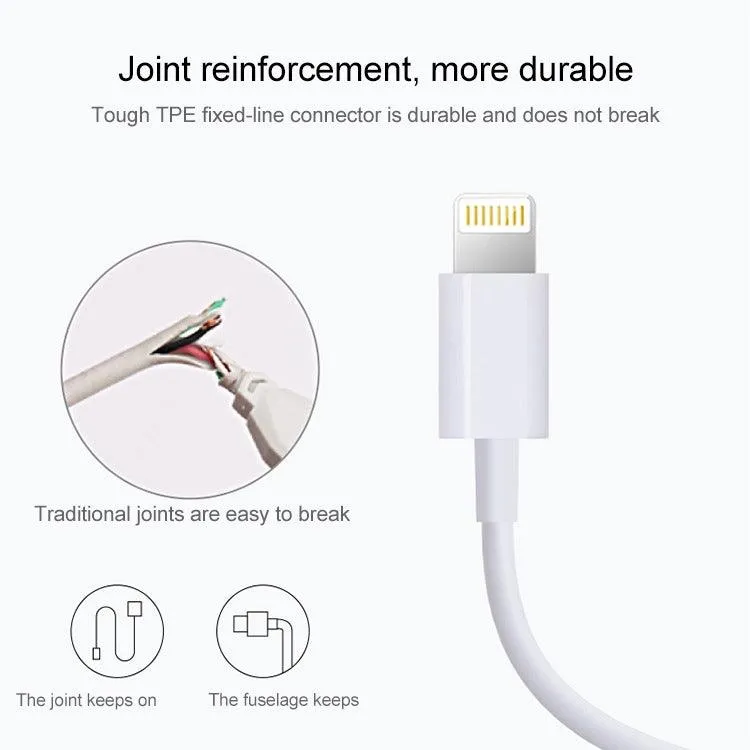 1m USB 8 Pin Fast Charging and Data Sync Cable