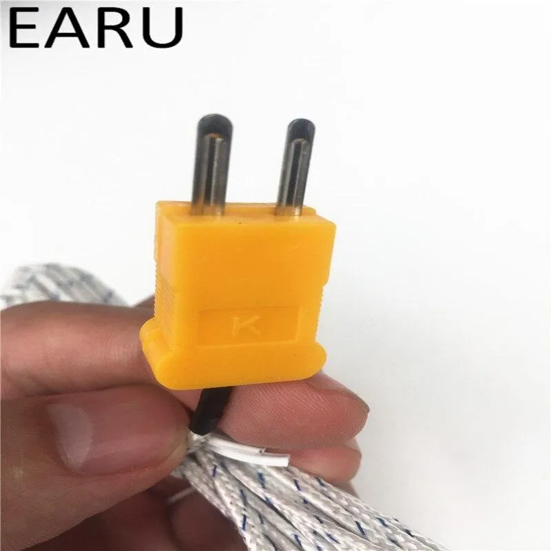 1Pc Thermocouple K Type with Mini Connector and 2m Lead Wire