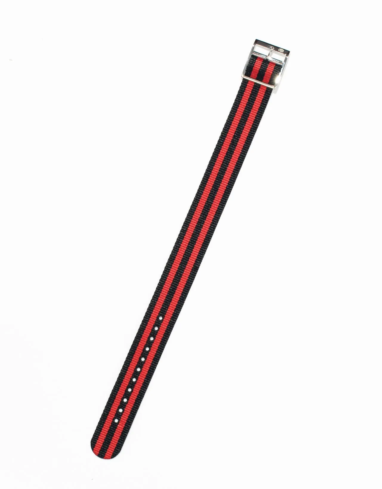 20MM WATCHBAND BLACK/RED