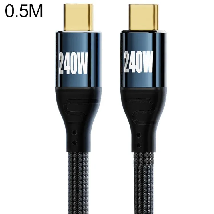 240W Power Delivery Type-C to Type-C Fast Charging Data Cable