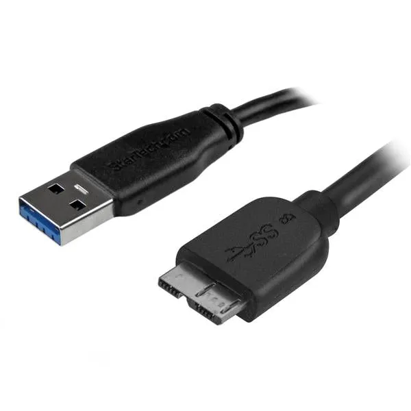 2M Slim Usb 3.0 Micro B Cable