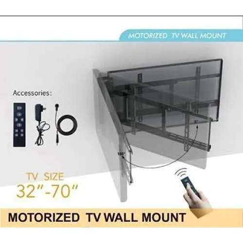 32 - 70" Motorized LED TV Wall Mount | Automatic with Remote Control