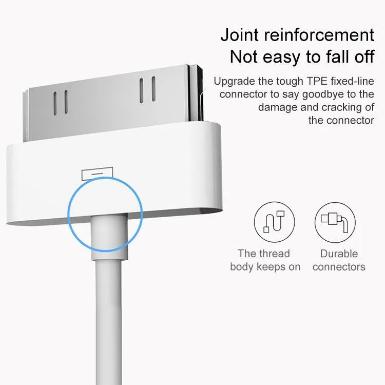 3m 30 Pin Charging and Data Sync Cable for iPhone/iPad