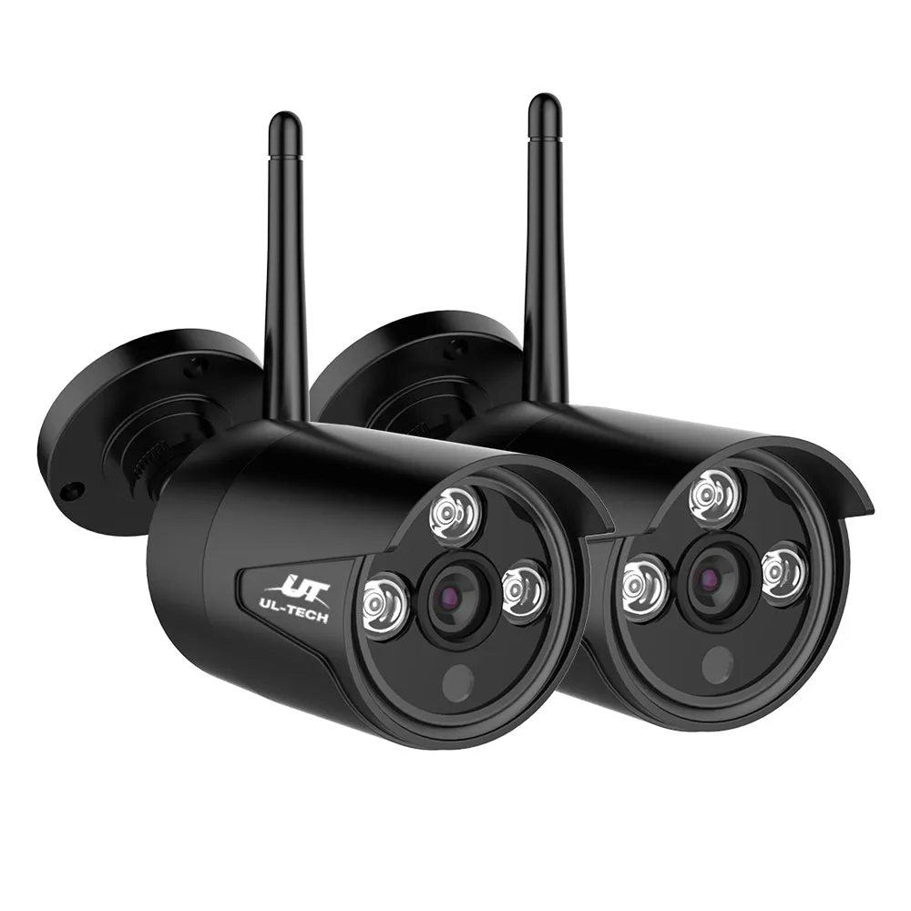 3MP Waterproof Wireless CCTV Cameras Set, UL-Tech