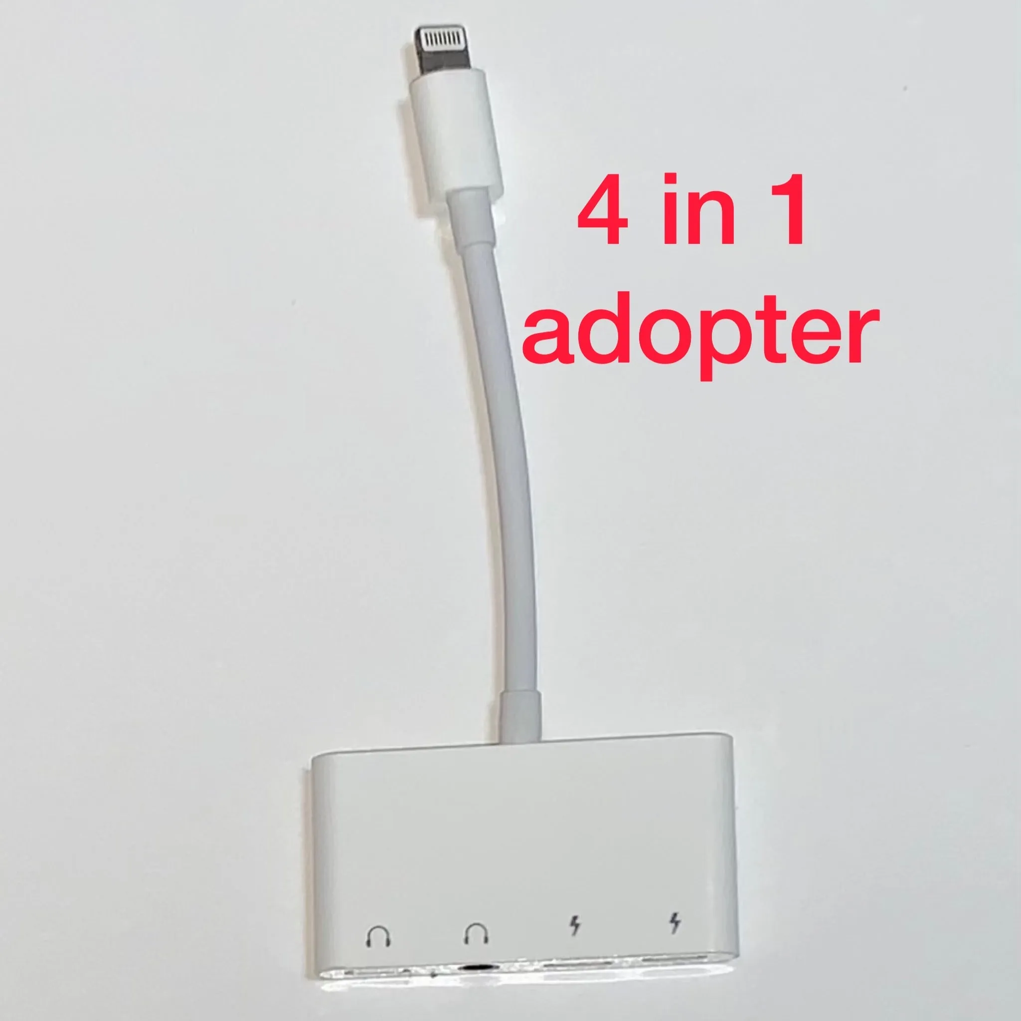 4- in- 1  Audio charger Adapter