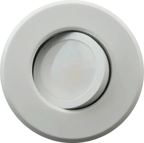 6 in. White Gimbal LED Recessed Downlight, 4000K