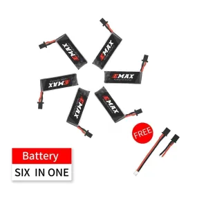 6 PACK - Nanohawk 1S HV 300mAh GNB27 Battery