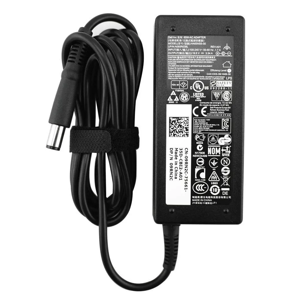 Ac Adapter (65W) For Latitude E Series (New Shape) Eu Cable