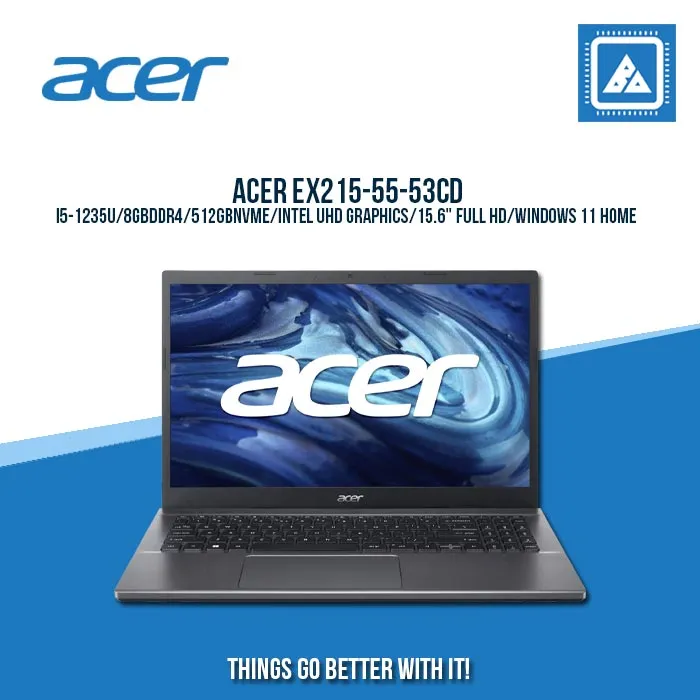 ACER EXTENSA 15 EX215-55-53CD I5-1235U/8GB/512GB NVME | BEST FOR STUDENTS AND FREELANCERS LAPTOP