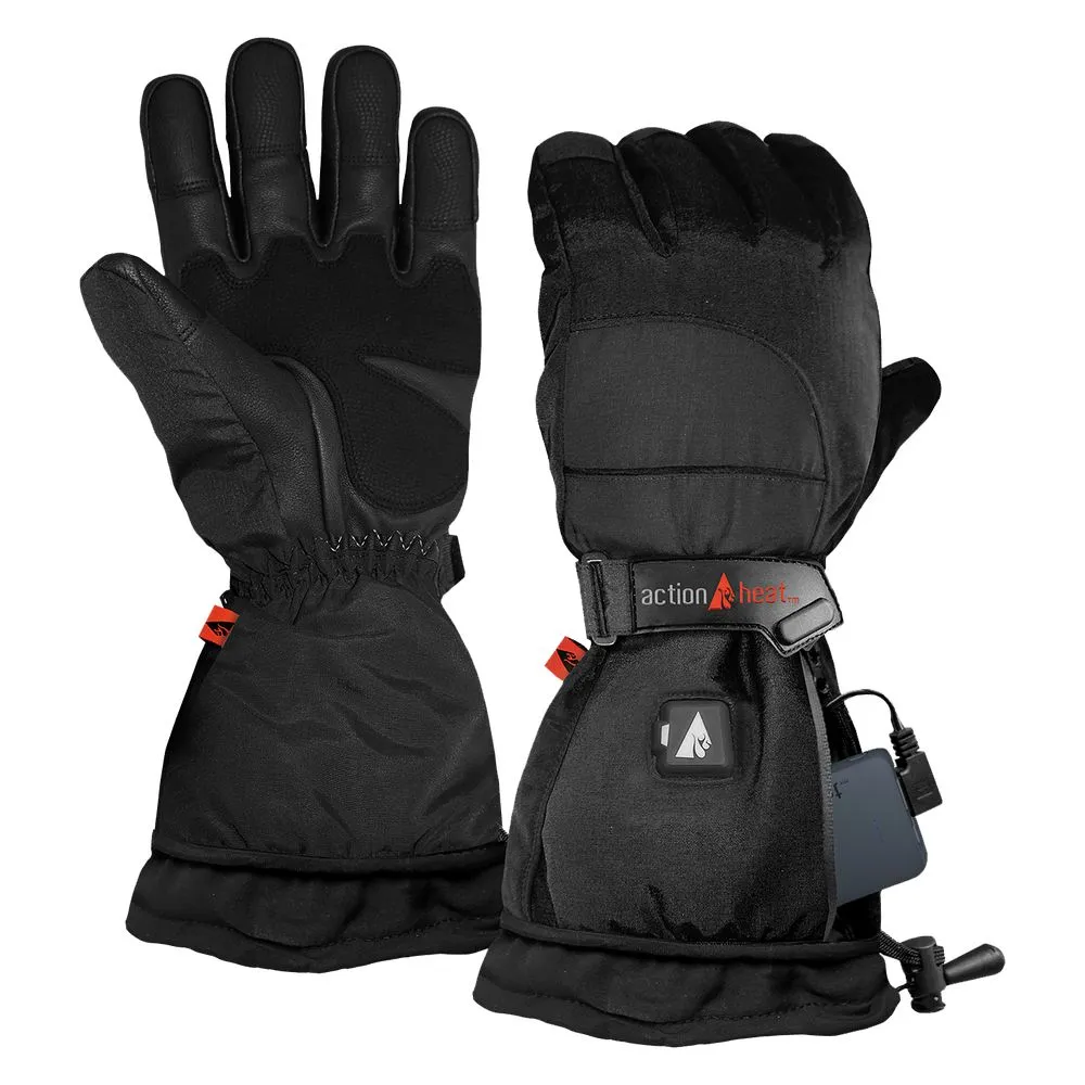 ActionHeat AH-GV-5V-W-L Battery Heated Gloves for Women, Electric Gloves for Ski, Motorcycle, Cold Hands, Arthritis, Heats up to 145F