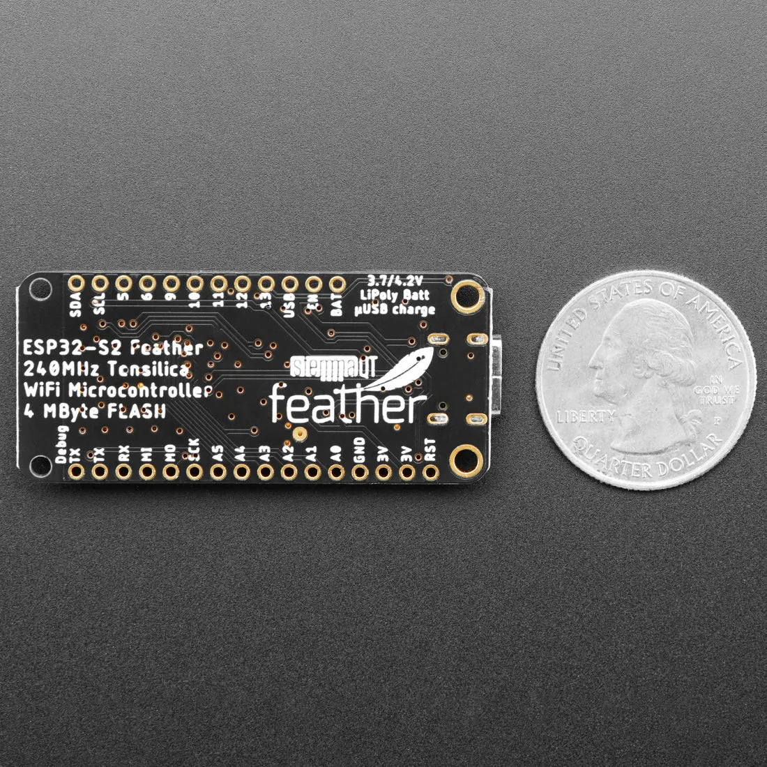 Adafruit ESP32-S2 Feather with BME280 Sensor - (4MB Flash/2MB PSRAM)