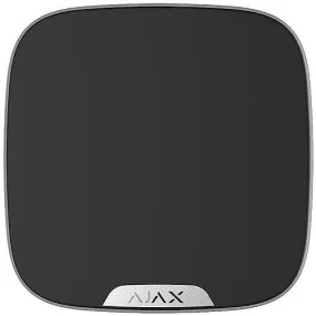 AJAX 42846.61.BL3 Wireless Outdoor Siren with a Clip Lock for a Branded Faceplate, Black