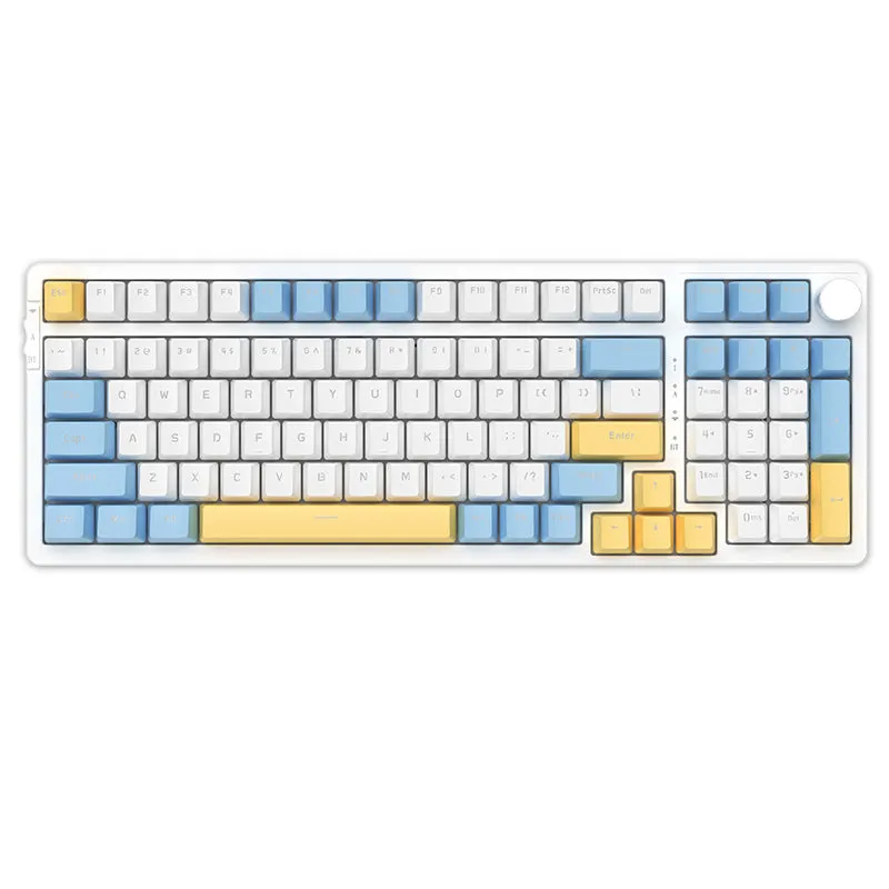 Ajazz AK992 Summer Blue Wireless Mechanical Keyboard