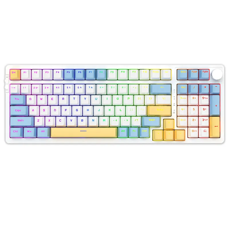 Ajazz AK992 Summer Blue Wireless Mechanical Keyboard