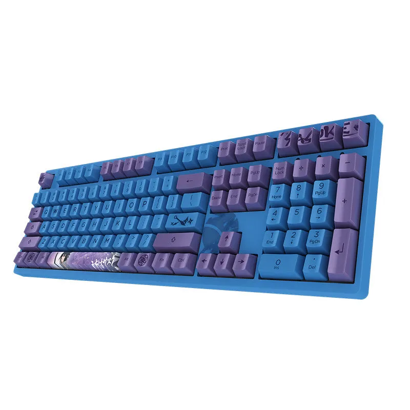 Akko 108K Naruto Sasuke 3108 Blue Switch Keyboard