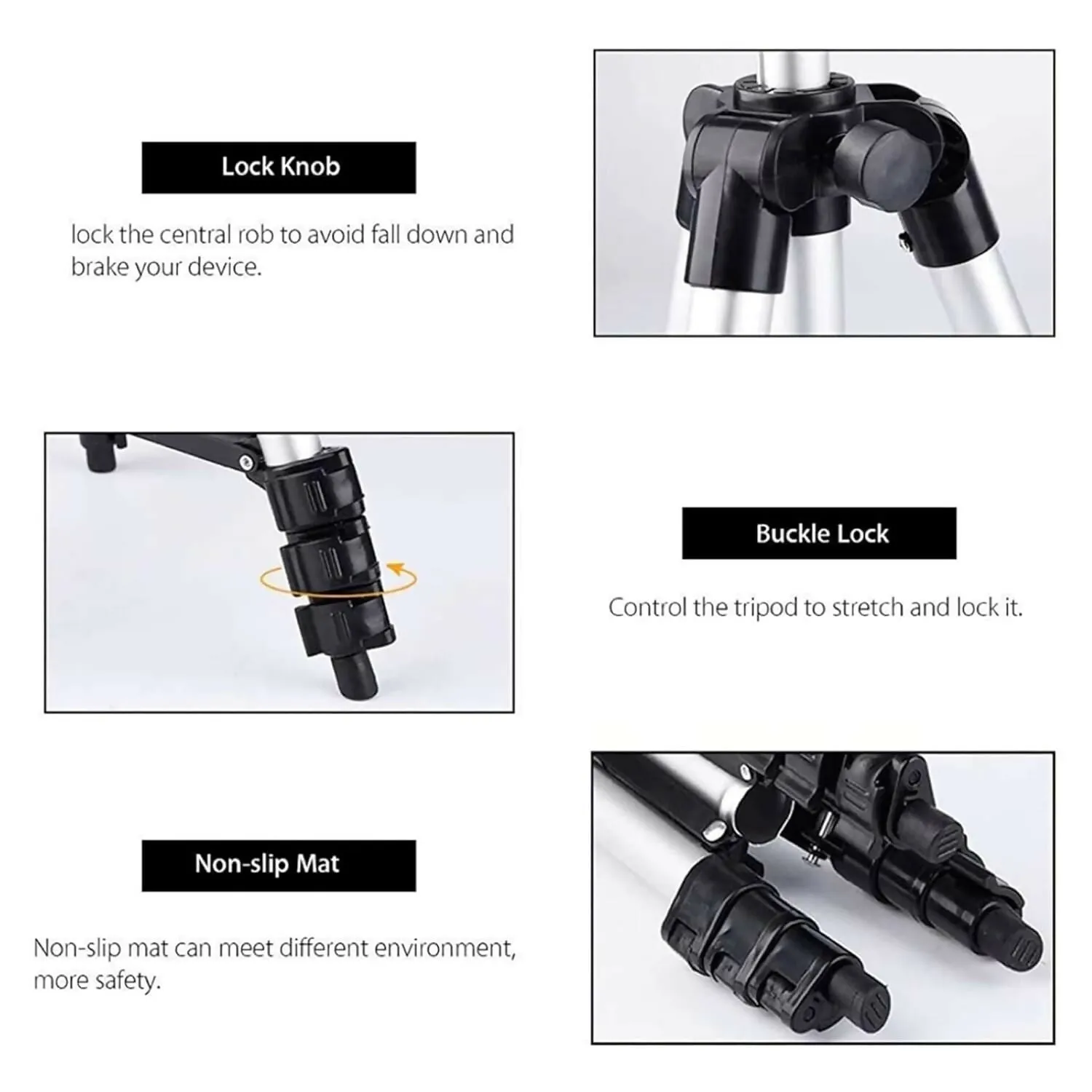 All-in-One Tripod 3110 portable stand for Cameras & Phones