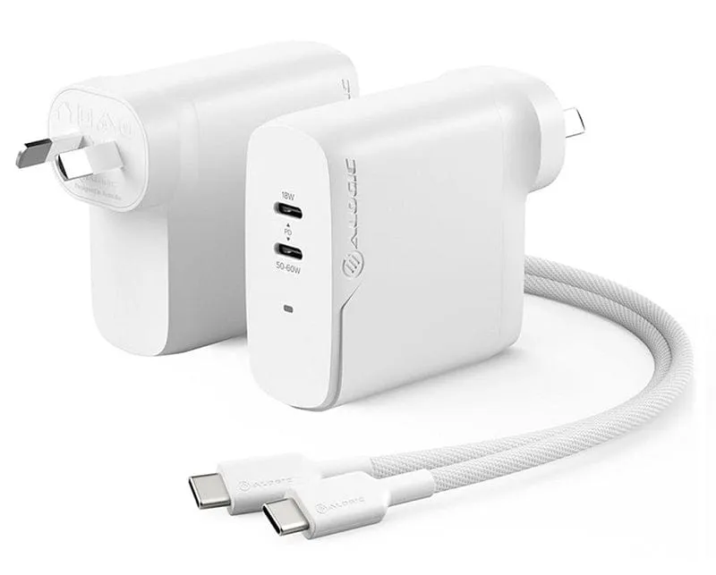 Alogic Rapid Power 68W GaN USB-C Wall Charger