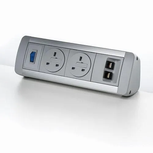 Alpine Desk Top Power Module with Data Sockets