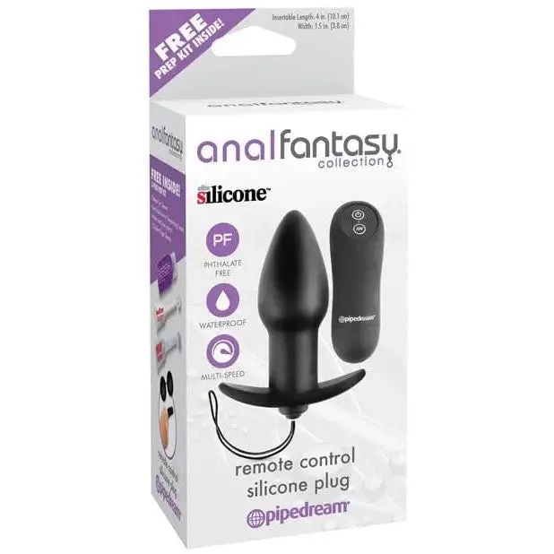 Anal Fantasy Collection Remote Control Silicone Plug