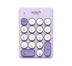 Anitech Numeric Keypad N186 (Purple)