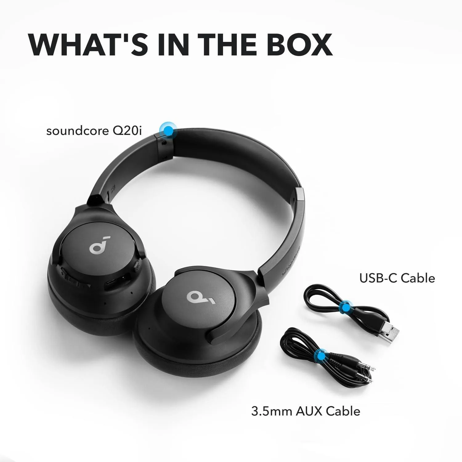 Anker Q20i Hybrid Active Noise Cancelling Headphones