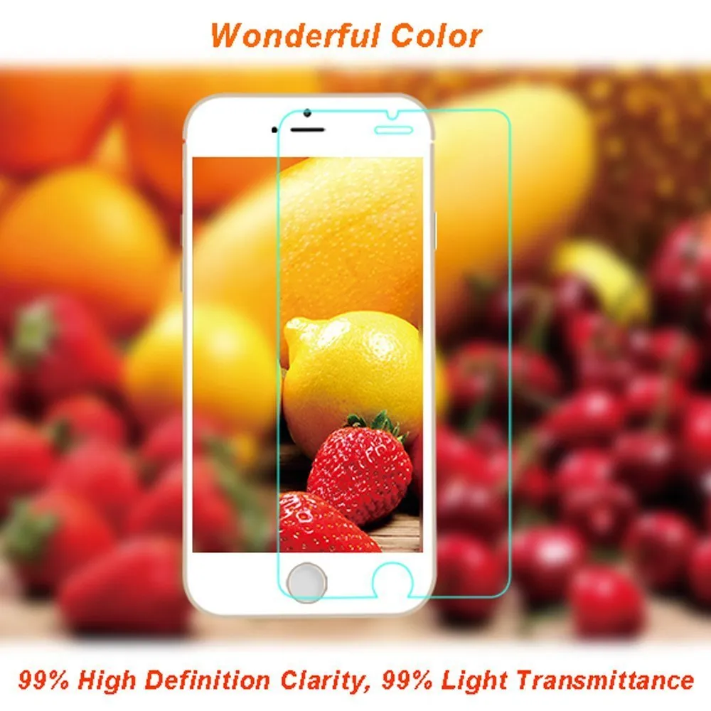 [Anti-Glare & Anti-Fingerprint] Tempered Glass Film for iPhone 6/6S Plus (5.5 Inch Only) (Clear)