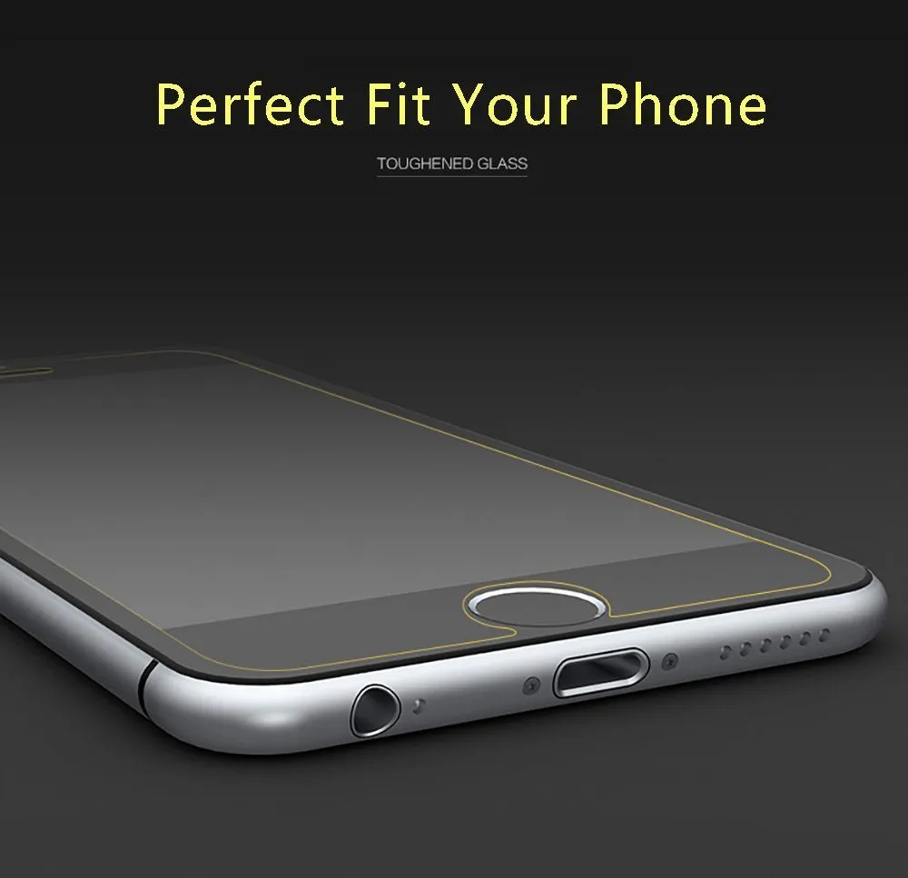 [Anti-Glare & Anti-Fingerprint] Tempered Glass Film for iPhone 6/6S Plus (5.5 Inch Only) (Clear)