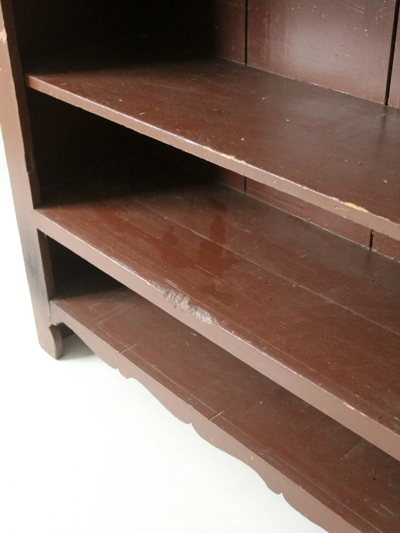 antique bookcase shelving