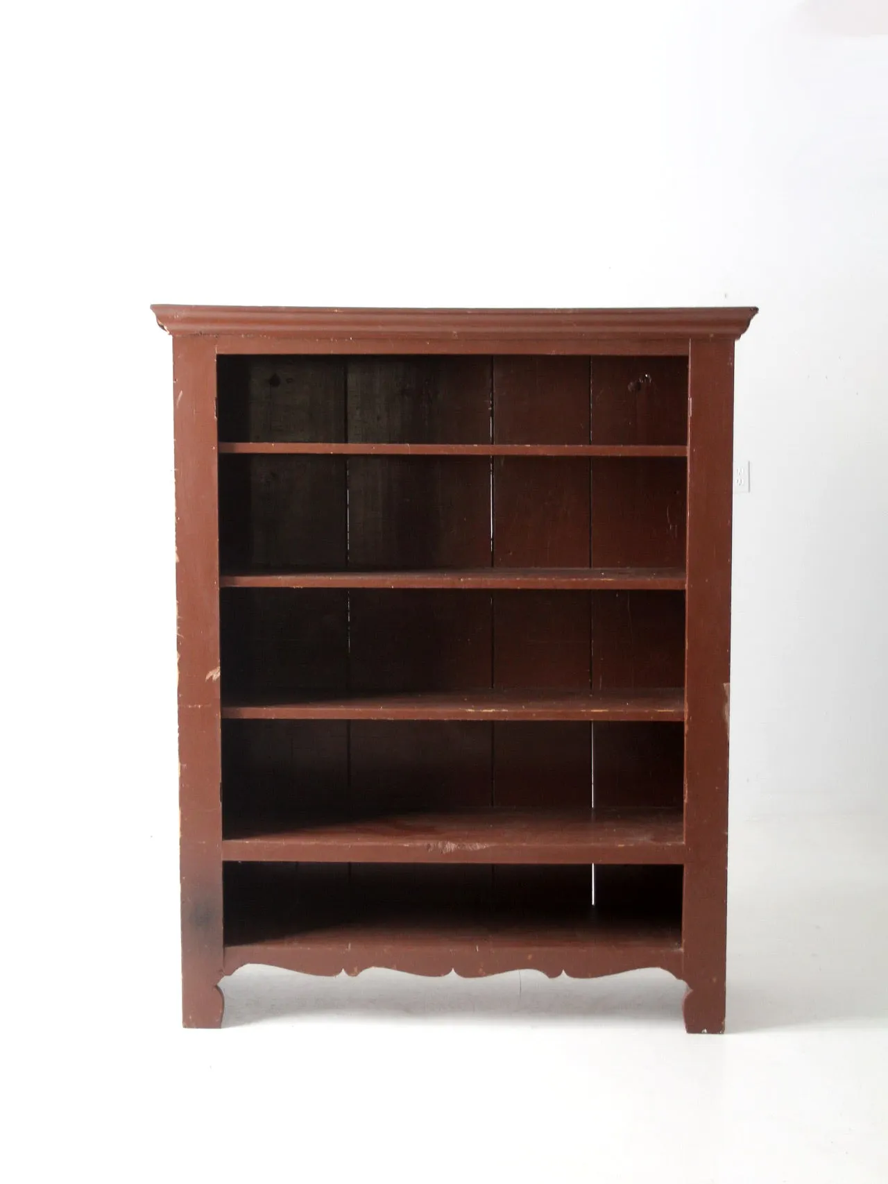 antique bookcase shelving