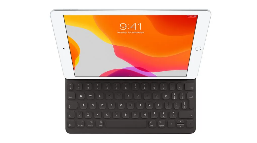 Apple Smart - Keyboard And Folio Case - Apple Smart Connector - Qwerty - International English - For 10.2-Inch Ipad (7Th