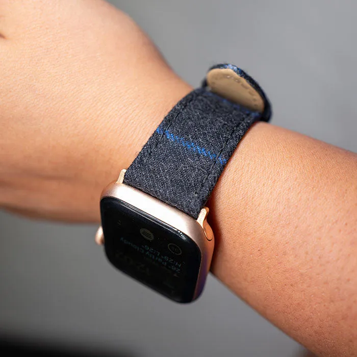 Apple Watch CHARCOAL WITH BLUE CHALKSTRIPE