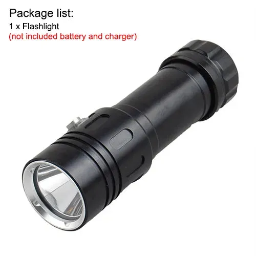 Asafee Af05D Led Flashlight Torch Underwater 50M Diving Lamp 4 File Waterproof L2 Dive Light Power By 26650 Battery