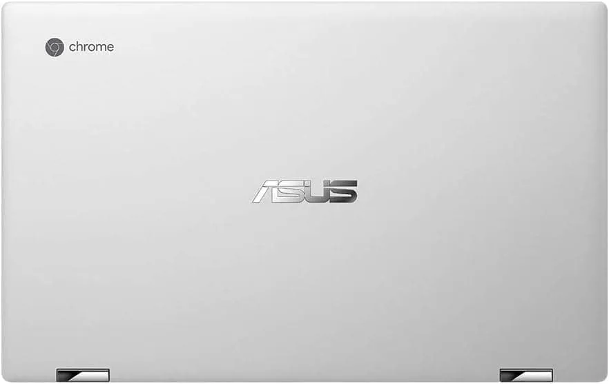 ASUS C434 Full HD 14" Touchscreen ChromeBook - Intel M3-8100Y Processor, 128 GB eMMC, 4 GB RAM, 360 Degree Full HD Rotatable NanoEdge - Silver