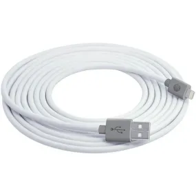 AT&T LC10-WHT USB Cable with Lightning Connector, 10ft (White)