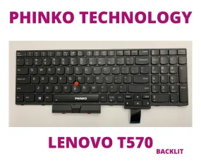 Backlit Keyboard for Lenovo ThinkPad T570 T580 P51s P52s 01ER500 01HX219