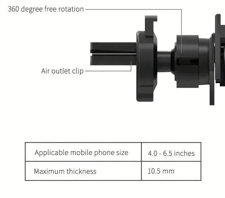 Bat Shaped Car Mobile Phone Bracket