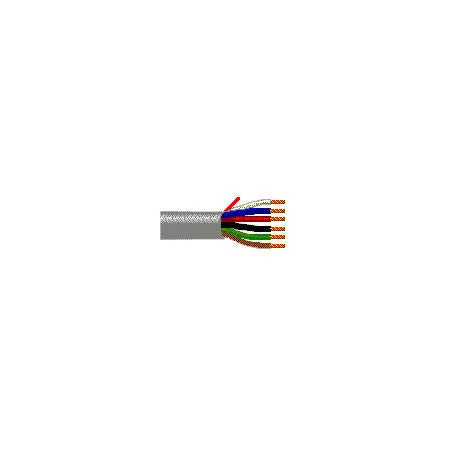 Belden 5506UE 22 AWG 8-Conductor Security and Commercial Audio Cable 1000FT Gray