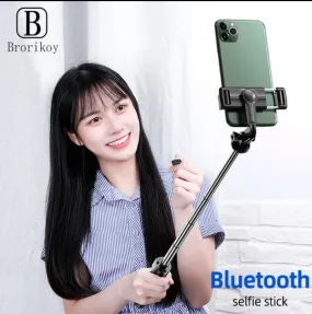 Bluetooth Selfie Stick Wireless Retractable Mini Tripod with Wireless Remote Shutter S03