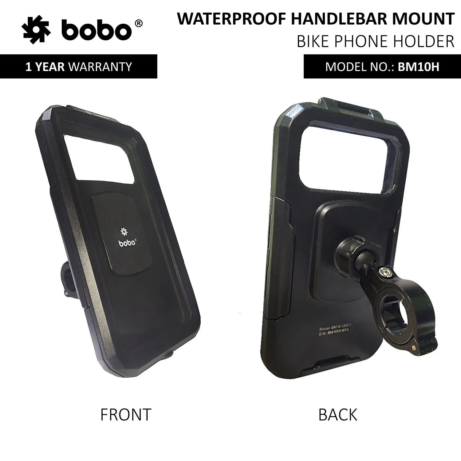 BM10H - Waterproof Handlebar (No Charger)