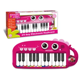 Bontempi 24 Key Keyboard Dinodina Pink