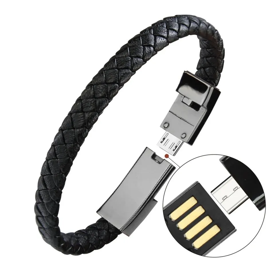 Bracelet USB Charging Micro Cable Data Charging Cord