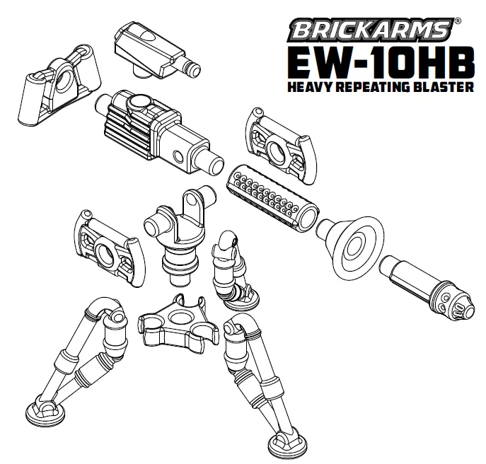 Brickarms EW-10HB Heavy Repeating Blaster