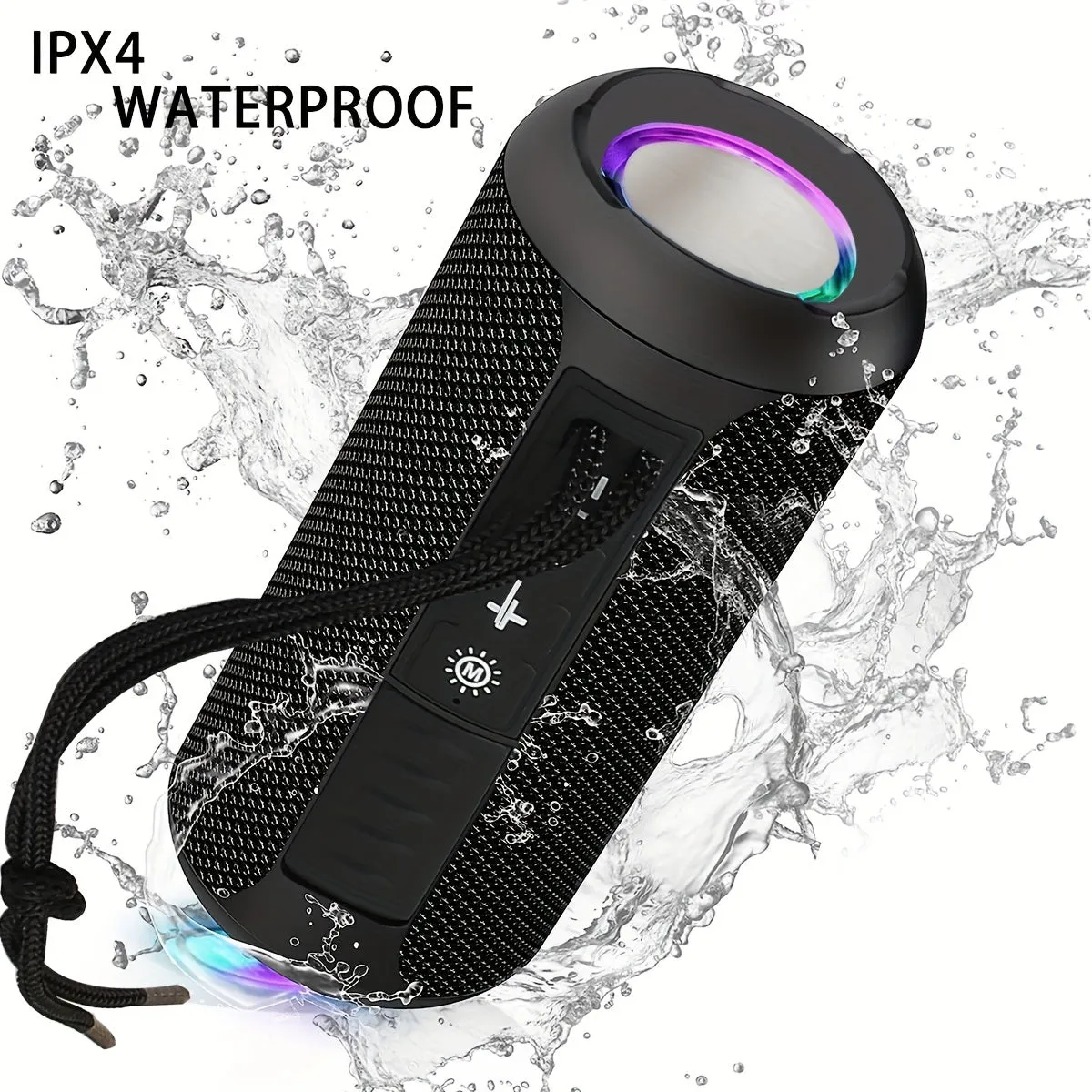 BT With Stereo Sound, IPX6 Waterproof Shower Speaker