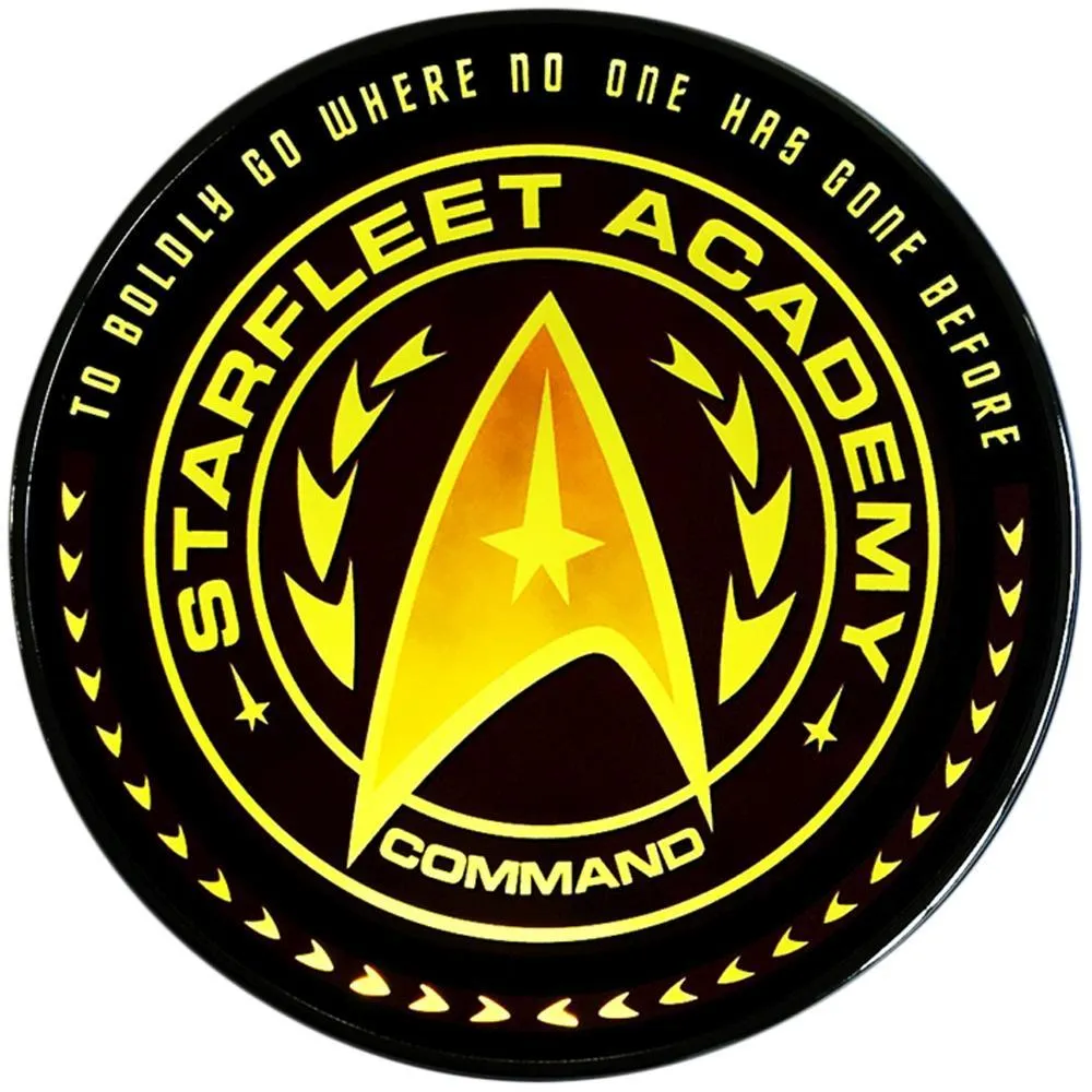 BUNDLE - Star Trek TNG Bluetooth ComBadge, with Starfleet Academy Qi Charger