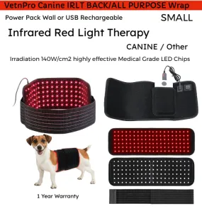 Canine / other Infrared Light Therapy BACK/MULTIPURPOSE Wrap Small