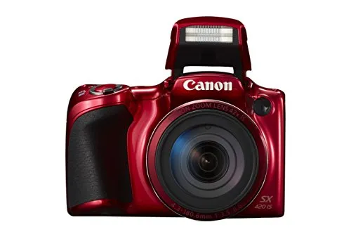 Canon PowerShot SX420 IS Digital Camera - Red