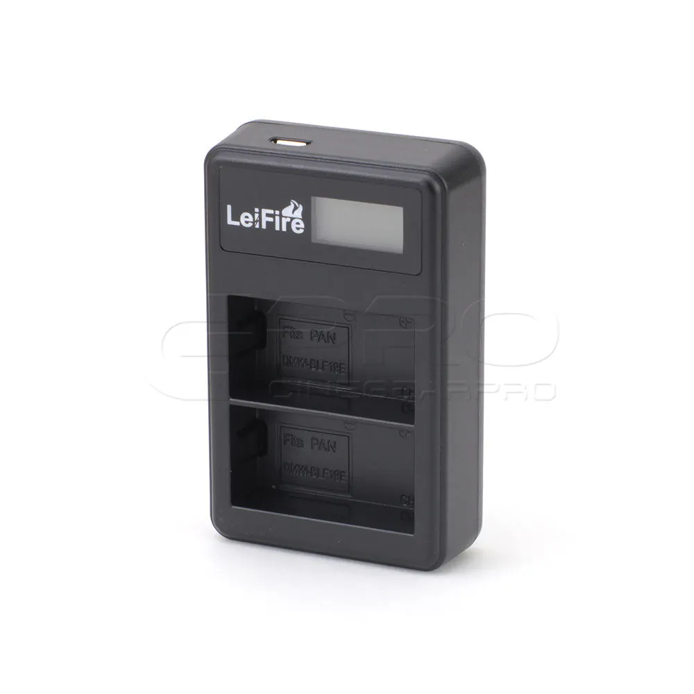 CGPro USB Dual Charger With LCD Display For BLF19E Battery