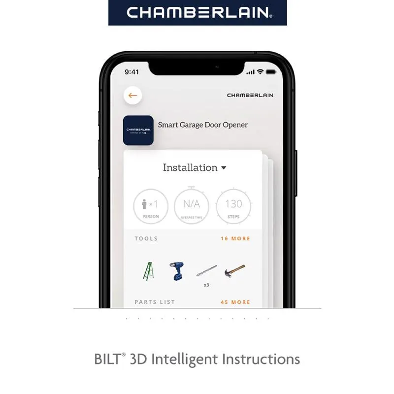 Chamberlain 1/2 HP Chain Drive Smart-Enabled Garage Door Opener