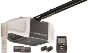 Chamberlain Whisper Drive Garage Door Opener' 1/2 Hp Belt Drive' 2 Remote Controls